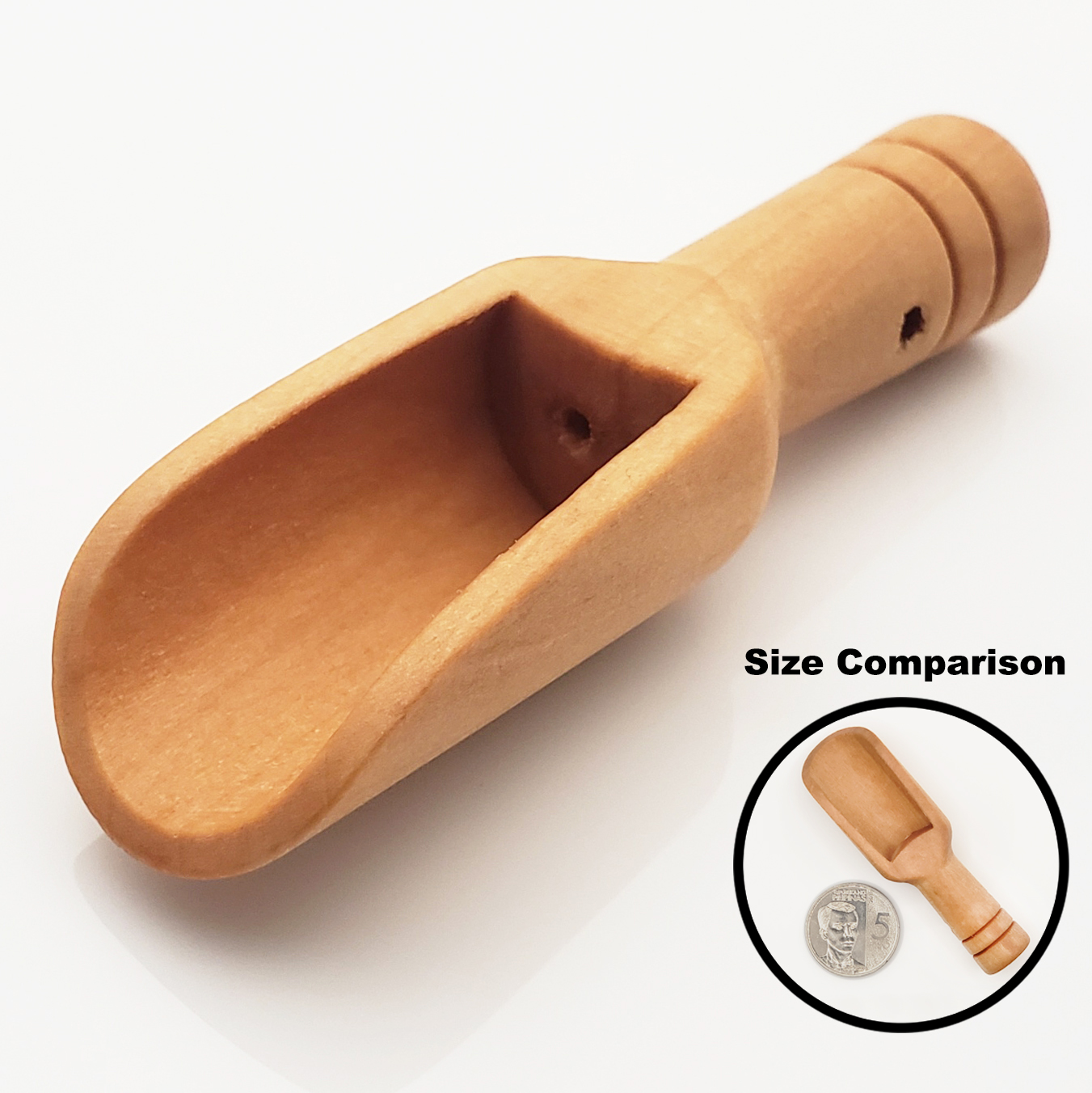 Mini Wooden Scoop - Image 2